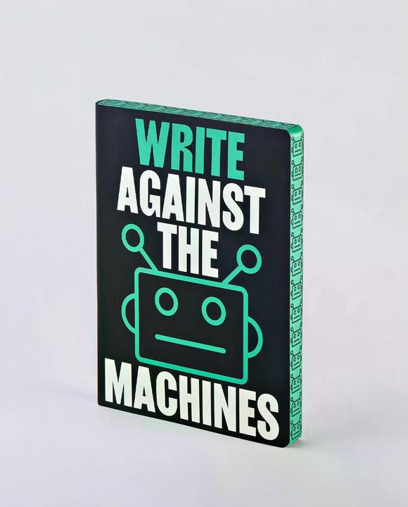 Produktbild Nuuna Graphic L, Write Against The Machines (22 x 16.5 cm, Gepunktet, Weicher Einband)