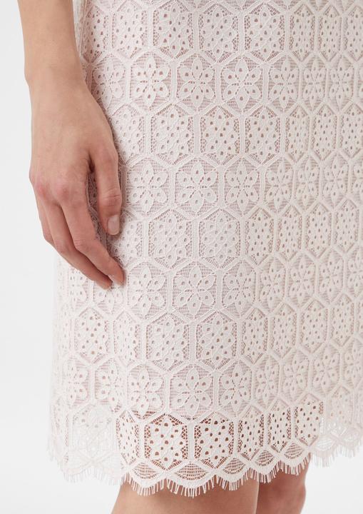 Actual product image Comma Kleid Kurzes Satinkleid mit Spitzen-Rock (32)