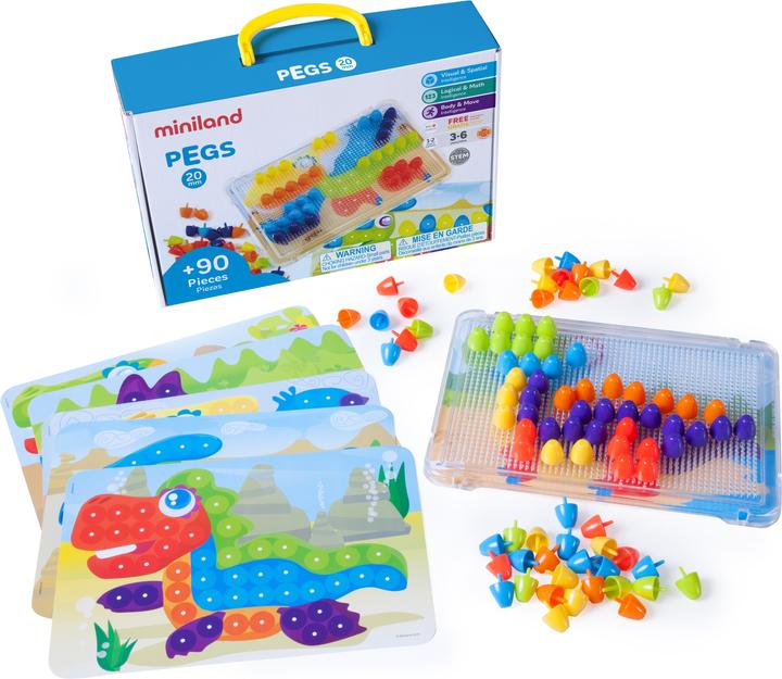 Produktbild Miniland Pegs (90 Teile)