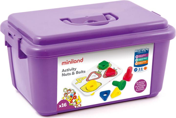 Image du produit Miniland Vis Et Écrous (36 pièces)