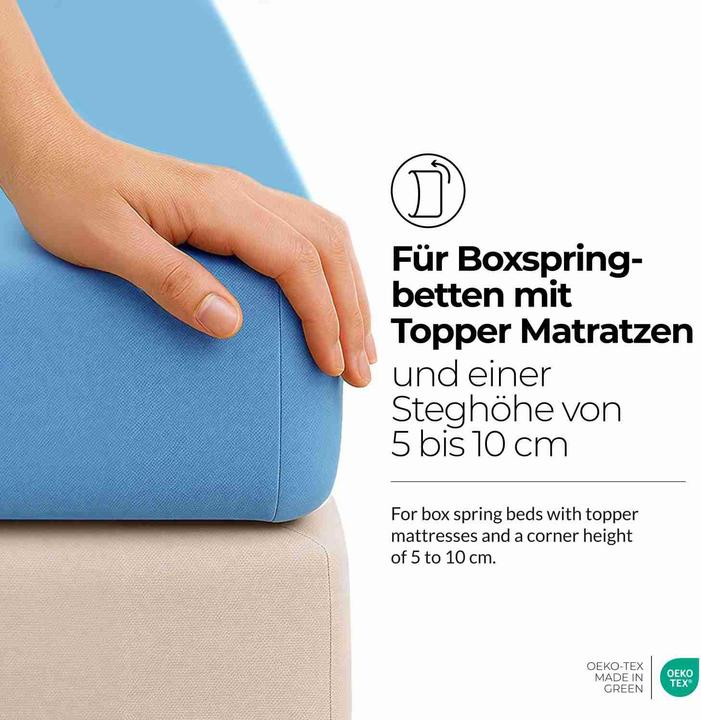 Produktbild Etérea Comfort Jersey Topper (180 x 200 cm, 200 x 200 cm)