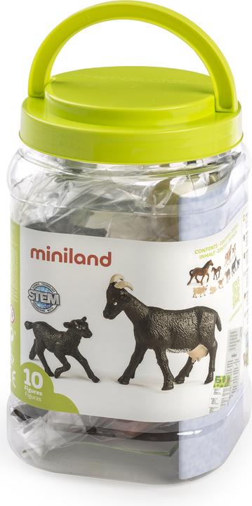 Image du produit Miniland Les animaux de ferme avec leurs petits