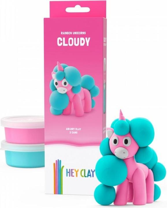 Image du produit Hey Clay – Cloudy, das Regenbogen-Einhorn