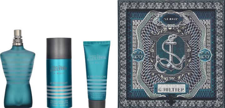 Immagine prodotto Gaultier Le Male Eau De Toilette Spray 125ml Set 3 articoli (Set di profumi)