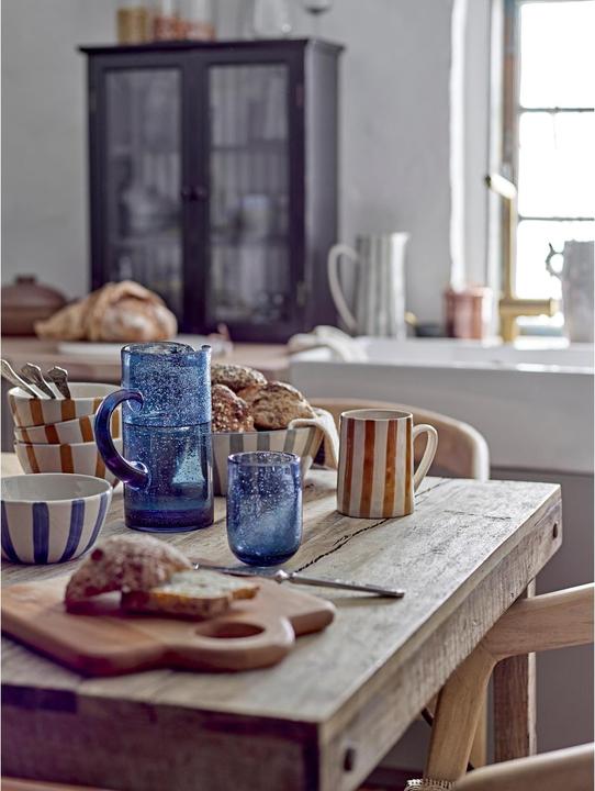 Immagine prodotto Bloomingville Krug Tabby 1.1 l, Blau (1.10 l)