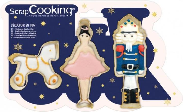 Produktbild ScrapCooking 3er Set Ausstecher Nussknacker