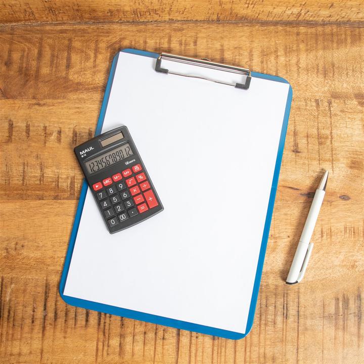 Immagine prodotto Maul Calcolatrice M12 Nero (Batterie, Celle solari)