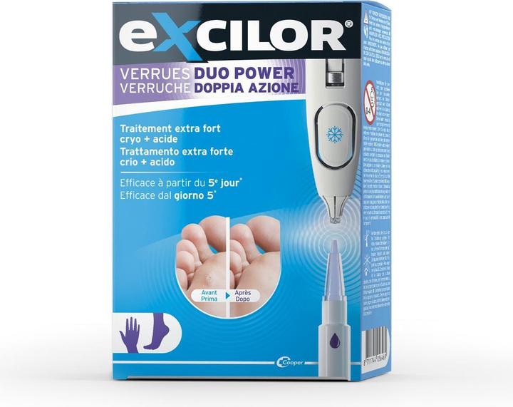 Produktbild Excilor Warzen Duo Power Pen (Fusscrème & Fussgel, 1 ml)