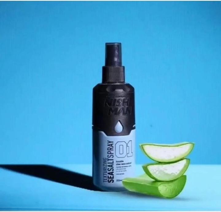 Immagine prodotto Nishman Hair Styling Sea Salt Spray Unisex 200ml Texturizing Volumizing with Flexible Hold (200 ml)
