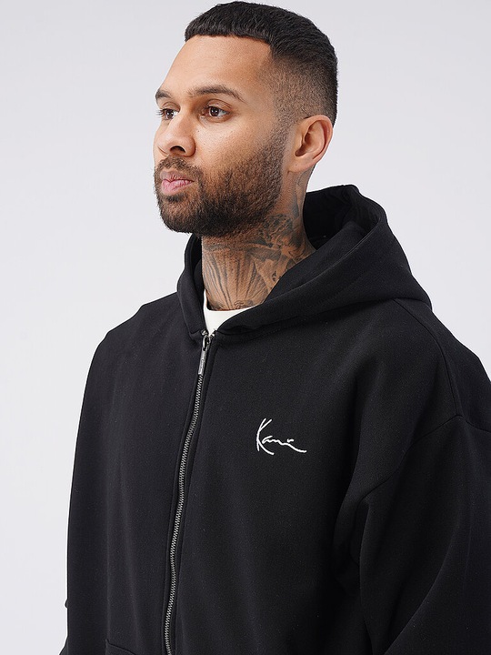 Produktbild Karl Kani KM-ZH011-001-01 KK Chest Signature Essential Zip Hoodie (S)