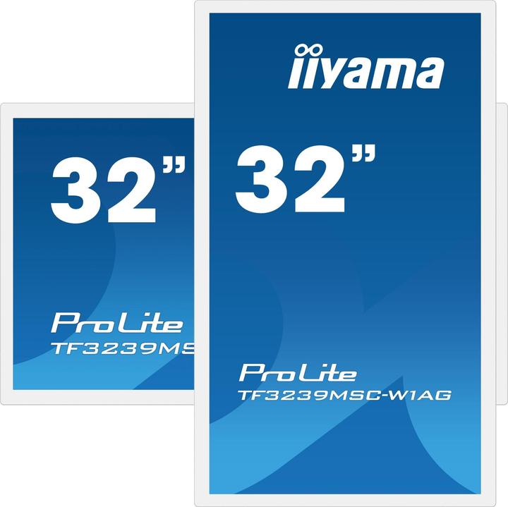 Actual product image iiyama TF3239MSC-W1AG -Touch HDMI+DP (1920 x 1080 pixels, 31.50")