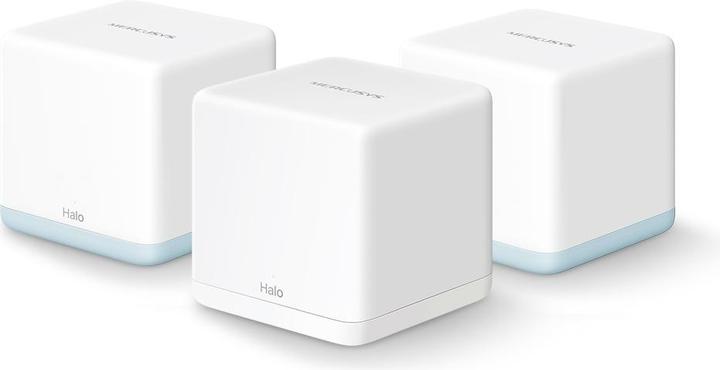 Actual product image Mercusys WL-Router Halo H1200G Home Mesh WiFi System 3-Pack