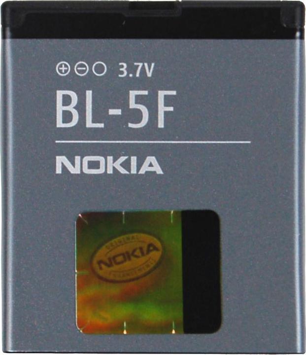 Productafbeelding Nokia BL-5F Batterij voor mobiele telefoon Li-Ion 950 mAh (Batterij, Nokia 3230)