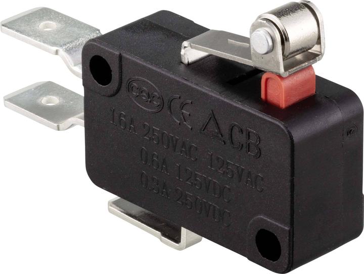 Image du produit Tru Components Microrupteur avec rouleau KW3-16A-5B