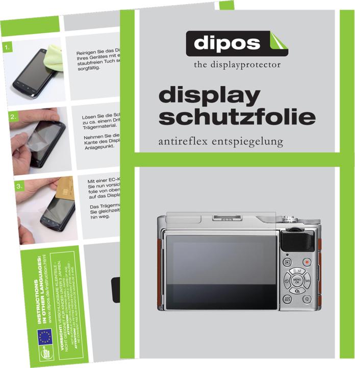 Dipos 6 Pellicole Protettive Antiriflesso Per Fujifilm X-A5 - Opache, Anti-impronta, Made In Germany - 3