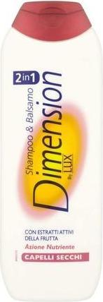 Immagine prodotto Dimension by Lux Shampoo e balsamo 2 in 1 con azione nutriente per capelli secchi 250ml (250 ml, Shampoo liquido)
