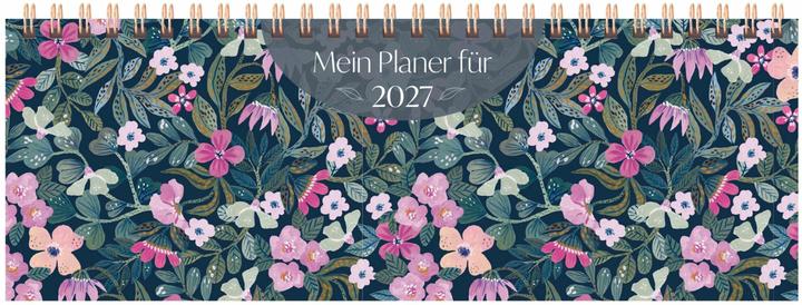 Produktbild TischquerkalenderPurpur-Blüten2027
