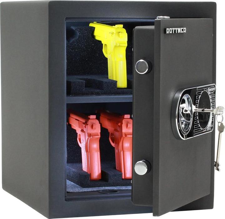 Produktbild Rottner Wertschutzschrank EN1 Toscana 50 Doppelbartschloss (28 l)