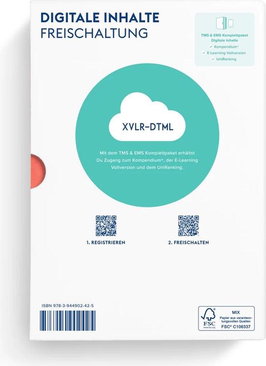 Image du produit TMS & EMS Vorbereitung 2024 Komplettpaket - E-Learning und Kompendium mit Leitfaden, T (Allemand, Alexander Hetzel, Constantin Lechner, Anselm Pfeiffer, 2023)