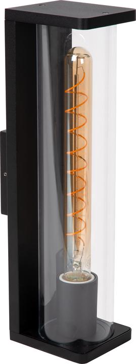Produktbild Lucide SLIGO - Wandleuchte Aussen - 1xE27 - IP65 - Schwarz 15808/01/30 (E27, IP65)