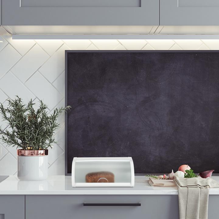 Actual product image Relaxdays Bread Bin, Rolling Lid