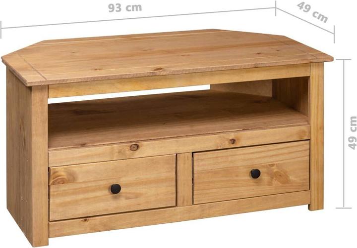 vidaXL TV-Eckschrank (93 x 49 x 49 cm)