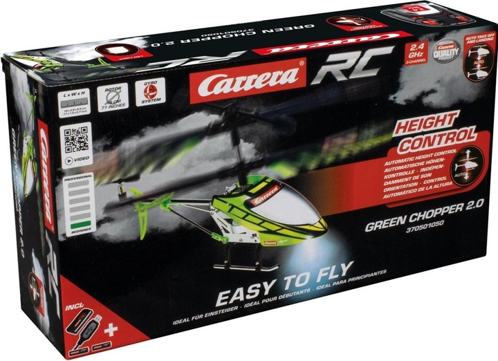 Actual product image Carrera RC 2.4 GHz Green Chopper 2.0