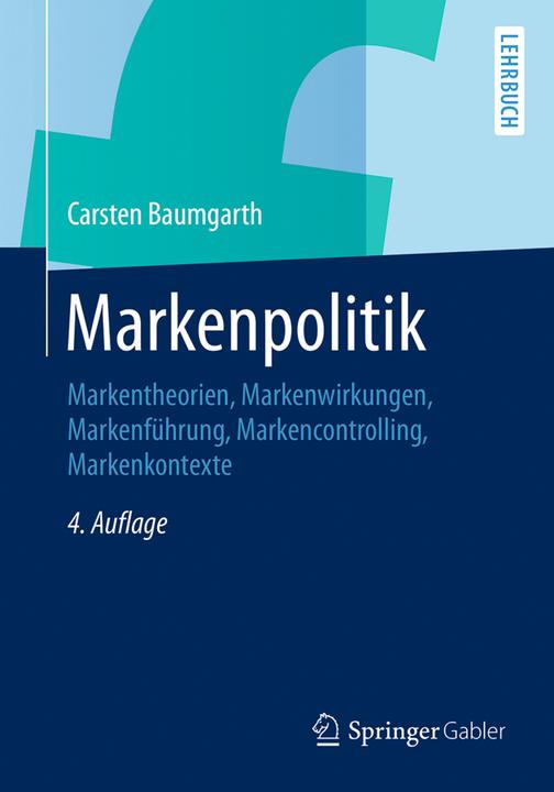 Produktbild Markenpolitik (Deutsch, Carsten Baumgarth, 2014)