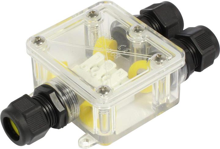 Produktbild Synergy 21 Wasserdichte Verbinder Box 3 Ports transparent