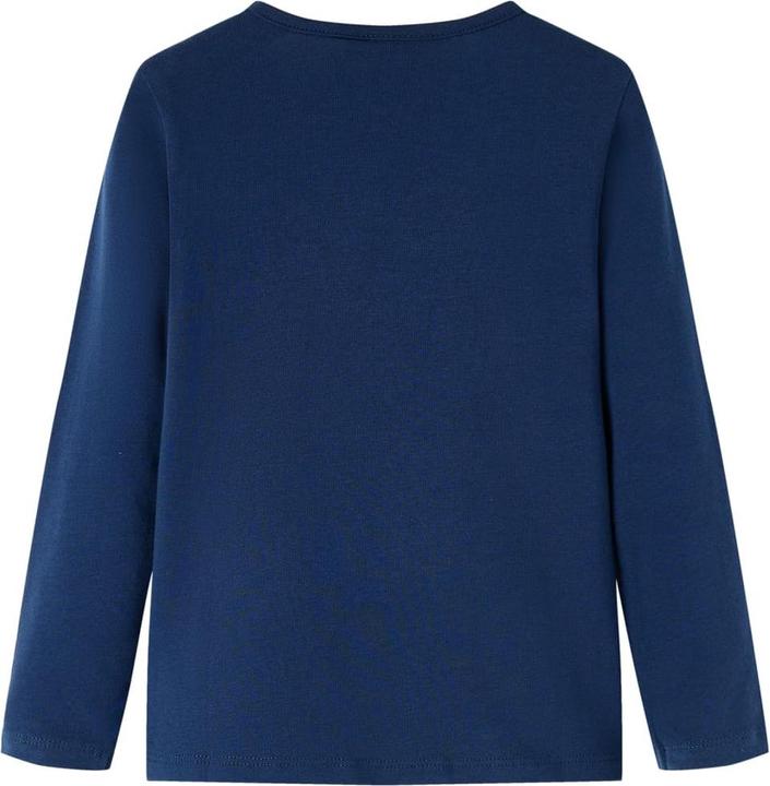 Produktbild vidaXL Kinder-Langarmshirt Marineblau 116,Material: 95 % Baumwolle (116)
