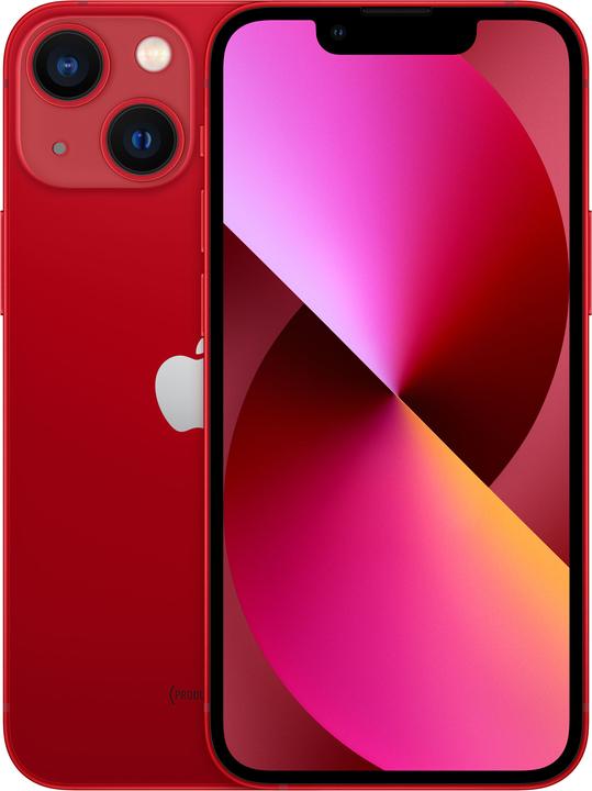 Image du produit Apple iPhone 13 mini (256 Go, (PRODUCT)​RED, 5.40", SIM + eSIM, 12 Mpx, 5G)