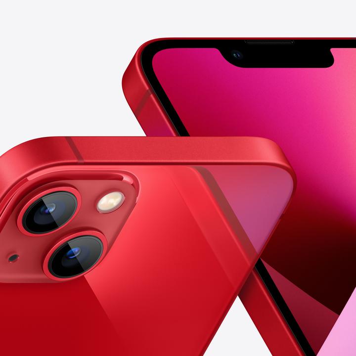 Image du produit Apple iPhone 13 mini (256 Go, (PRODUCT)​RED, 5.40", SIM + eSIM, 12 Mpx, 5G)
