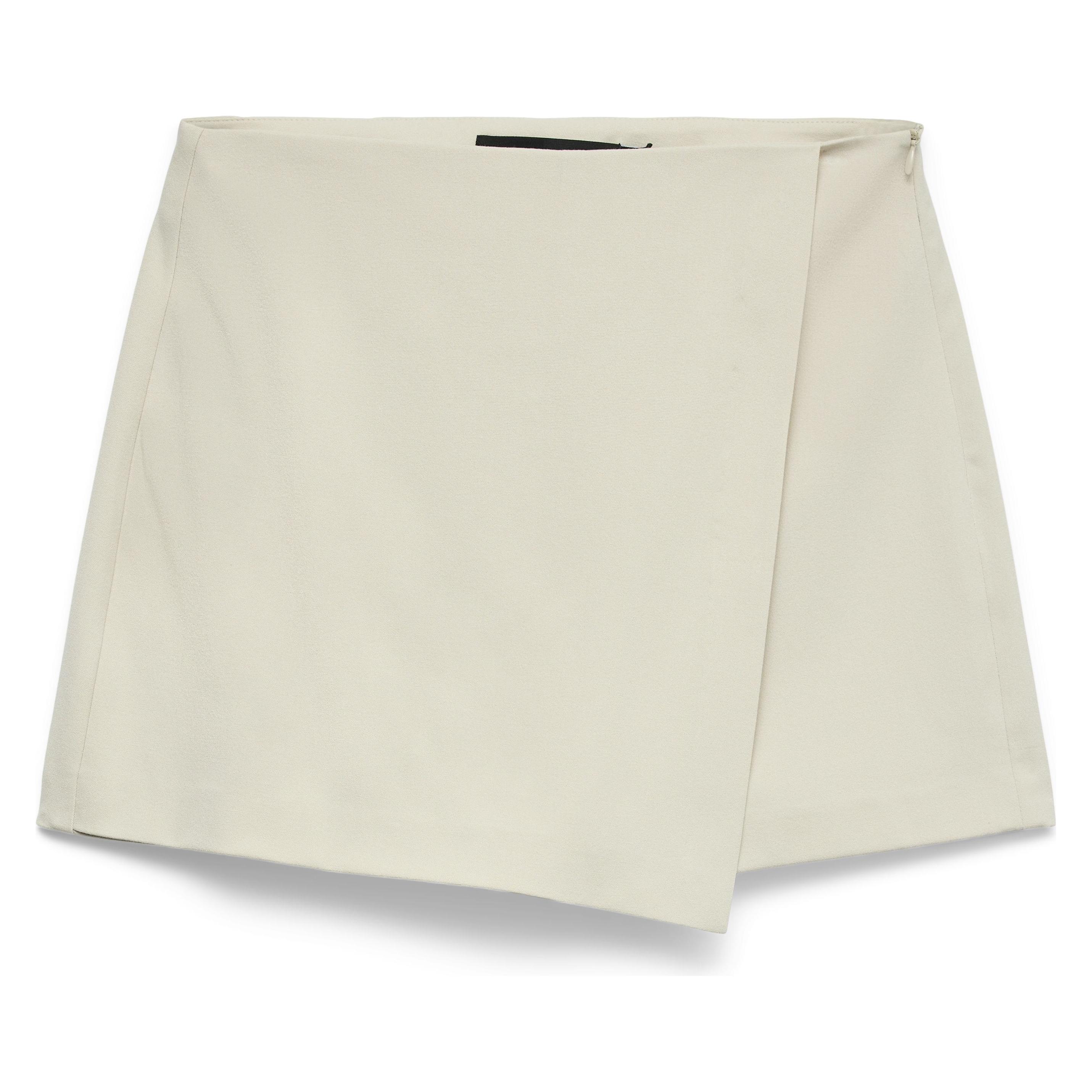 Vero Moda, Damen, Shorts, Vmmelina Hw Short Skort Solid Noos, Grau, (L)