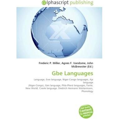 Gbe Languages, Fachbücher von Agnes F. Vandome, Frederic P. Miller, John McBrewster