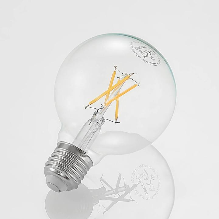 Image du produit Arcchio Ampoule LED E27 4W G80 2.700K filament dimmable claire (E27, 4 W, 470 lm, 1 x, E)