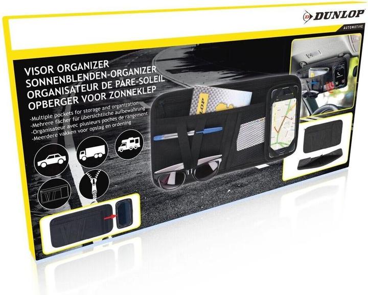 Actual product image Dunlop Sun visor organiser