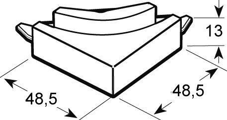 Produktbild Rehau Bogenführung 90° TOP BASIC (1 Stk.)