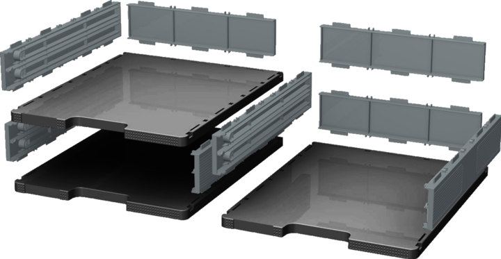 Actual product image Exacompta Modulable drawer boxes (A4+)