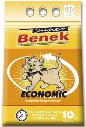 Produktbild Super Benek Kraikas für Katzen Economic Natural 10 l (Klumpend, Schnell absorbierend, 9.90 kg)