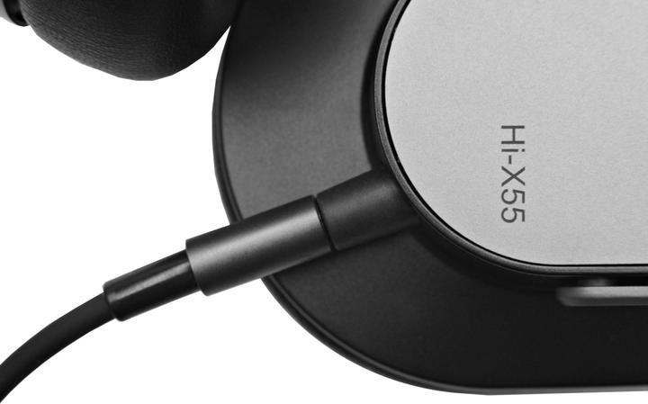 Produktbild AustrianAudio Hi-X55 HiFi Over Ear Kopfhörer kabelgebunden Stereo Schwarz/Silber (NC, Kabelgebunden)