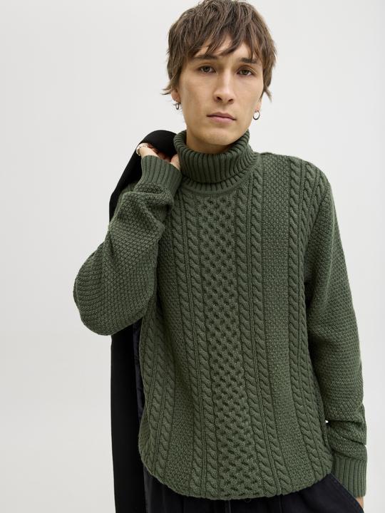 Actual product image Jack & Jones Einfarbig Strickpullover Strickpullover (L)