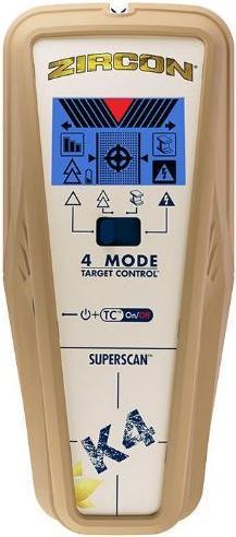 Zircon 40032053 SuperScan K4 Wandscanner mit Strom, Metall- und Kunststoff-Wasserrohrscan