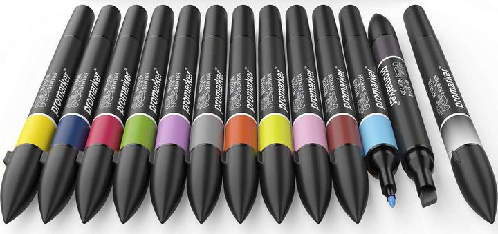 Produktbild Winsor & Newton ProMarker 12+1 set 1 (13x)