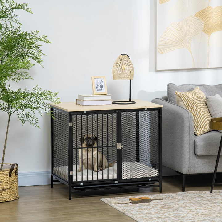 Actual product image PawHut Dog cage with table top (Dog house)
