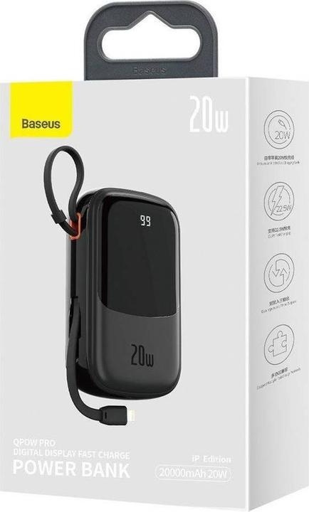 Produktbild Baseus Qpow Digital Display (20000 mAh, 20 W, 76 Wh)