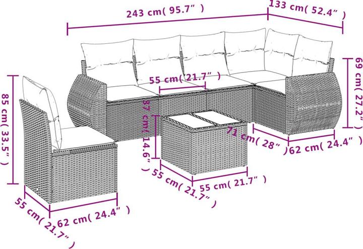 Produktbild vidaXL Damir