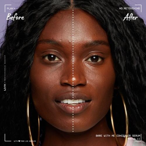 Actual product image NYX Professional Make-Up Bare With Me Concealer Serum (11 Mocha)