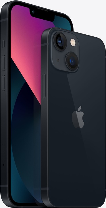 Actual product image Apple iPhone 13 (256 GB, Midnight, 6.10", SIM + eSIM, 12 Mpx, 5G)