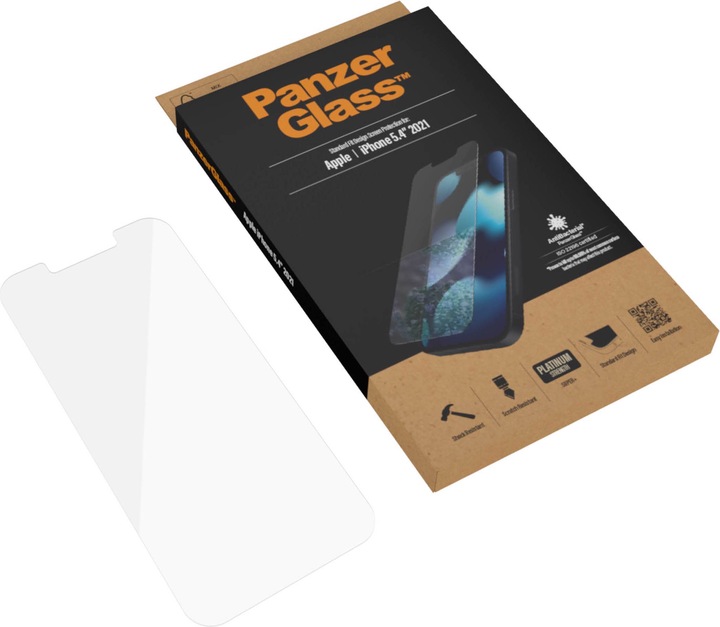 Actual product image PanzerGlass Standard Fit (1 Piece, Apple iPhone 13 mini)