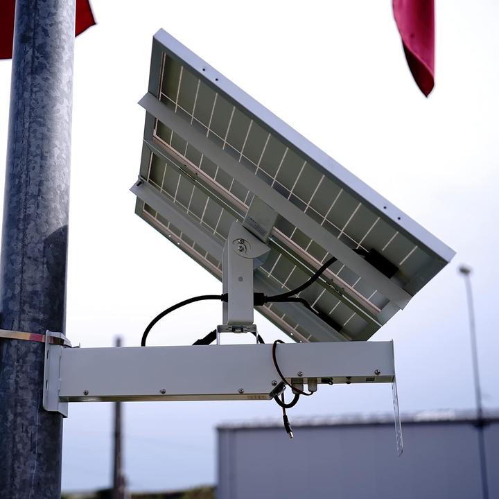 Actual product image PNI 4G+ PTZ Dome Camera with Solar Panel, Motion Detection, Night Vision, Weatherproof